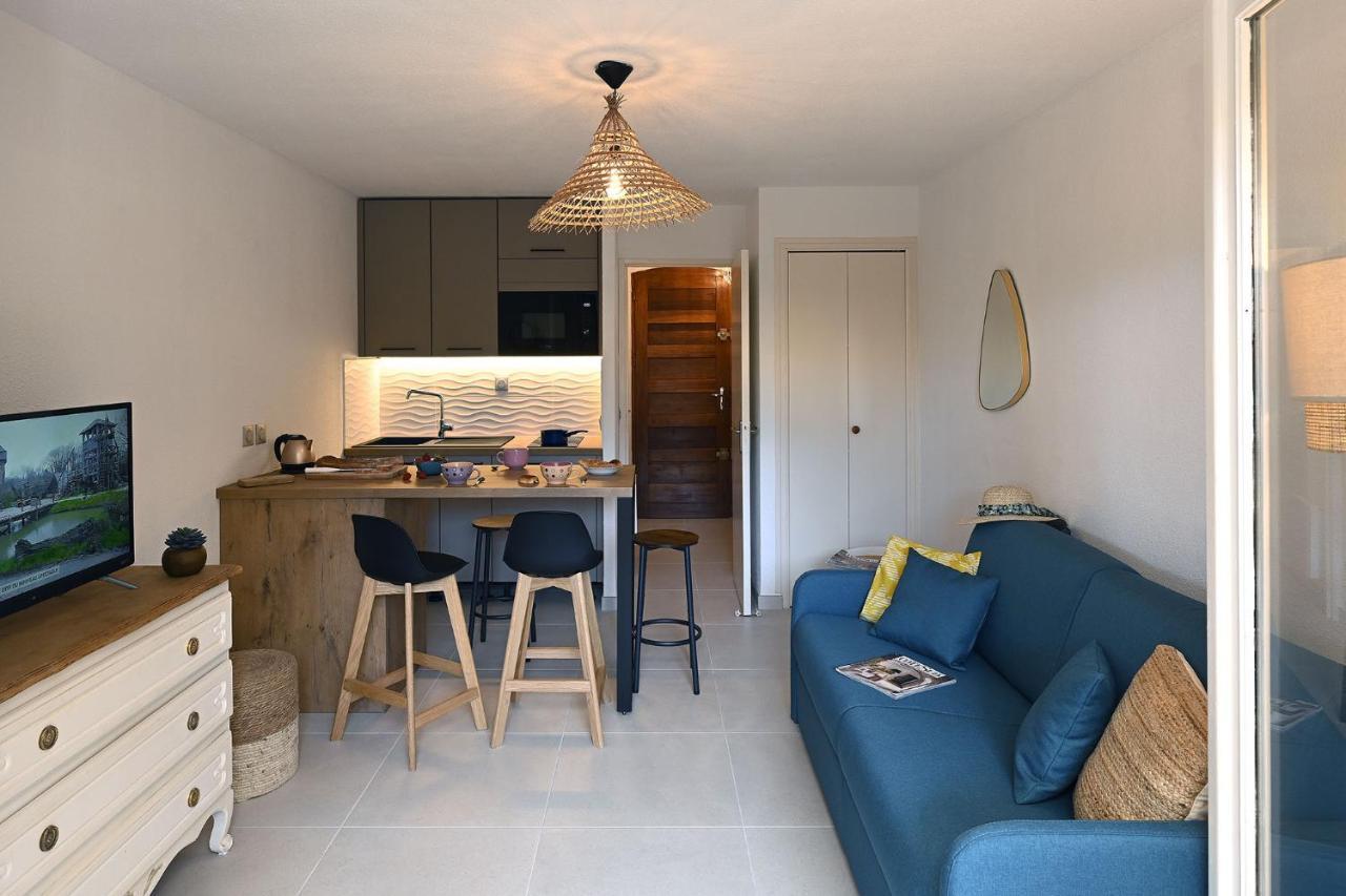 Agréable studio 2/4 pers au calme avec rez-de-jardin Bandol Exterior foto